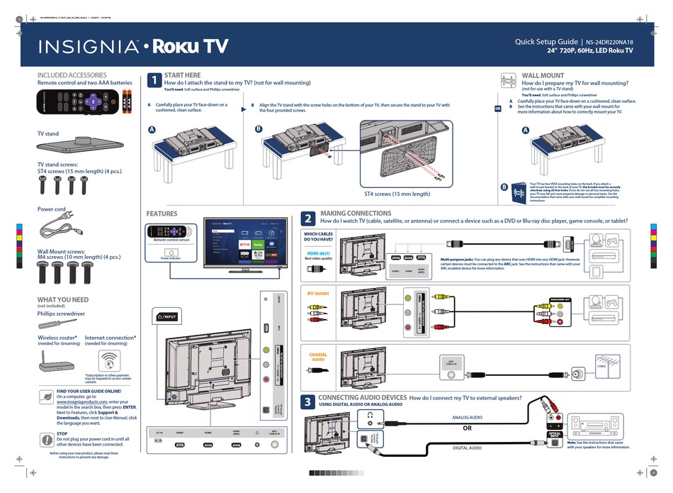 Insignia Ns-40D510Na21 Manual / Insignia Ns 40d510na21 40 43 1080p 60hz ...