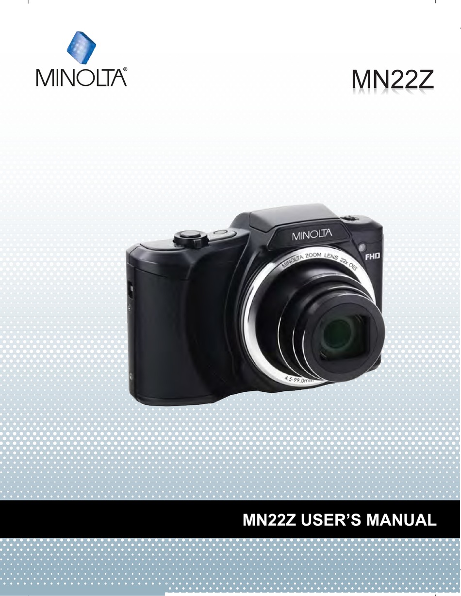 MINOLTA MN22Z USER MANUAL Pdf Download | ManualsLib