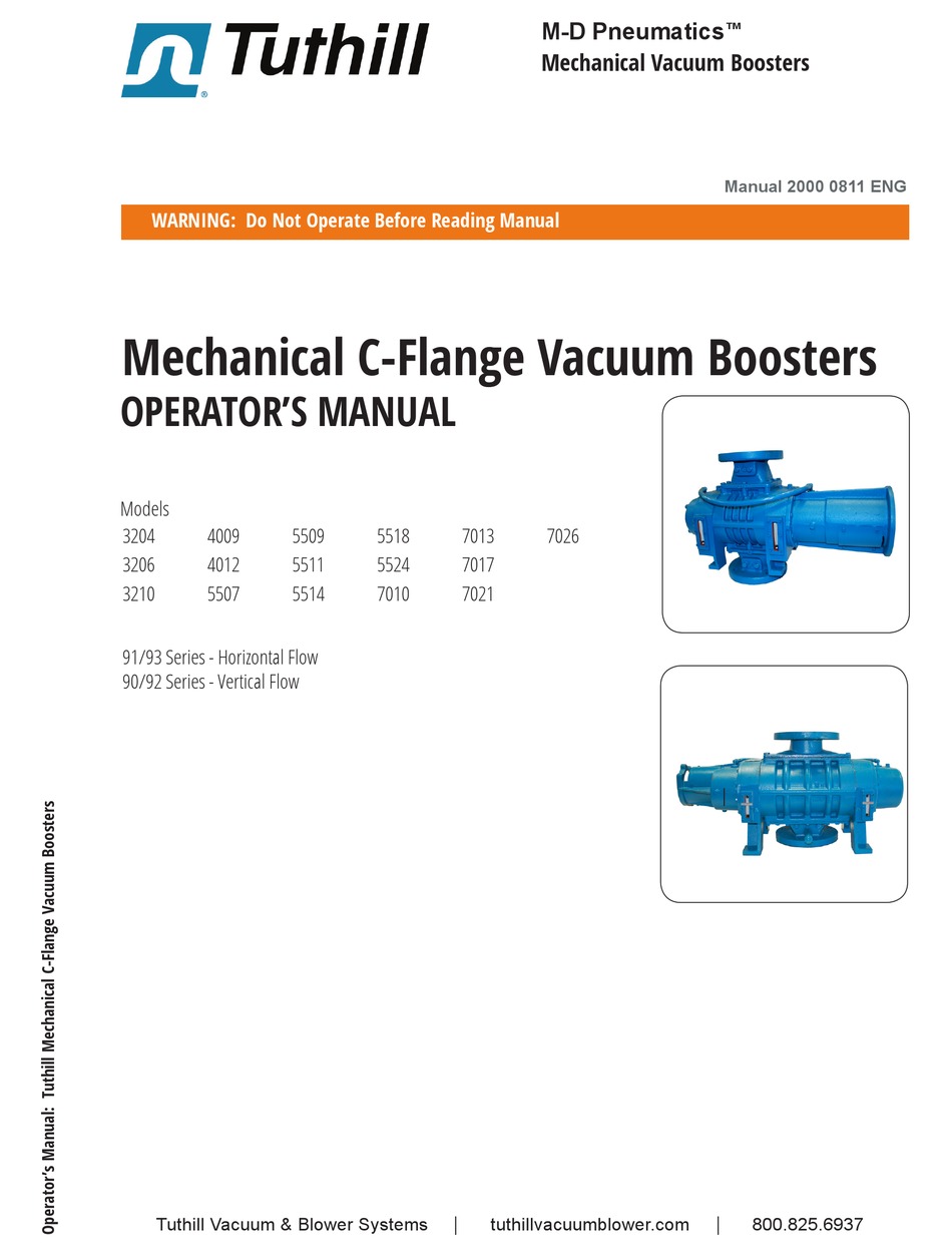 TUTHILL MD PNEUMATICS 3204 OPERATOR'S MANUAL Pdf Download ManualsLib