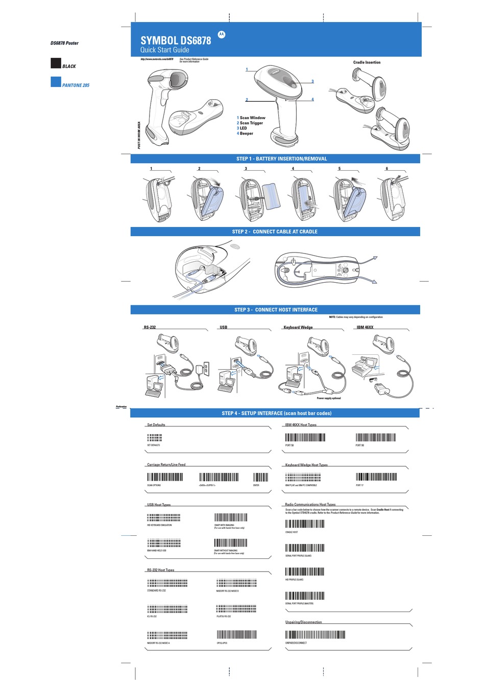 MOTOROLA SYMBOL DS6878 QUICK START MANUAL Pdf Download | ManualsLib