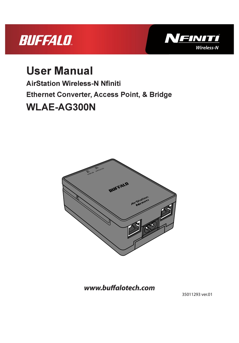 Buffalo Wlae Ag300n User Manual Pdf Download Manualslib