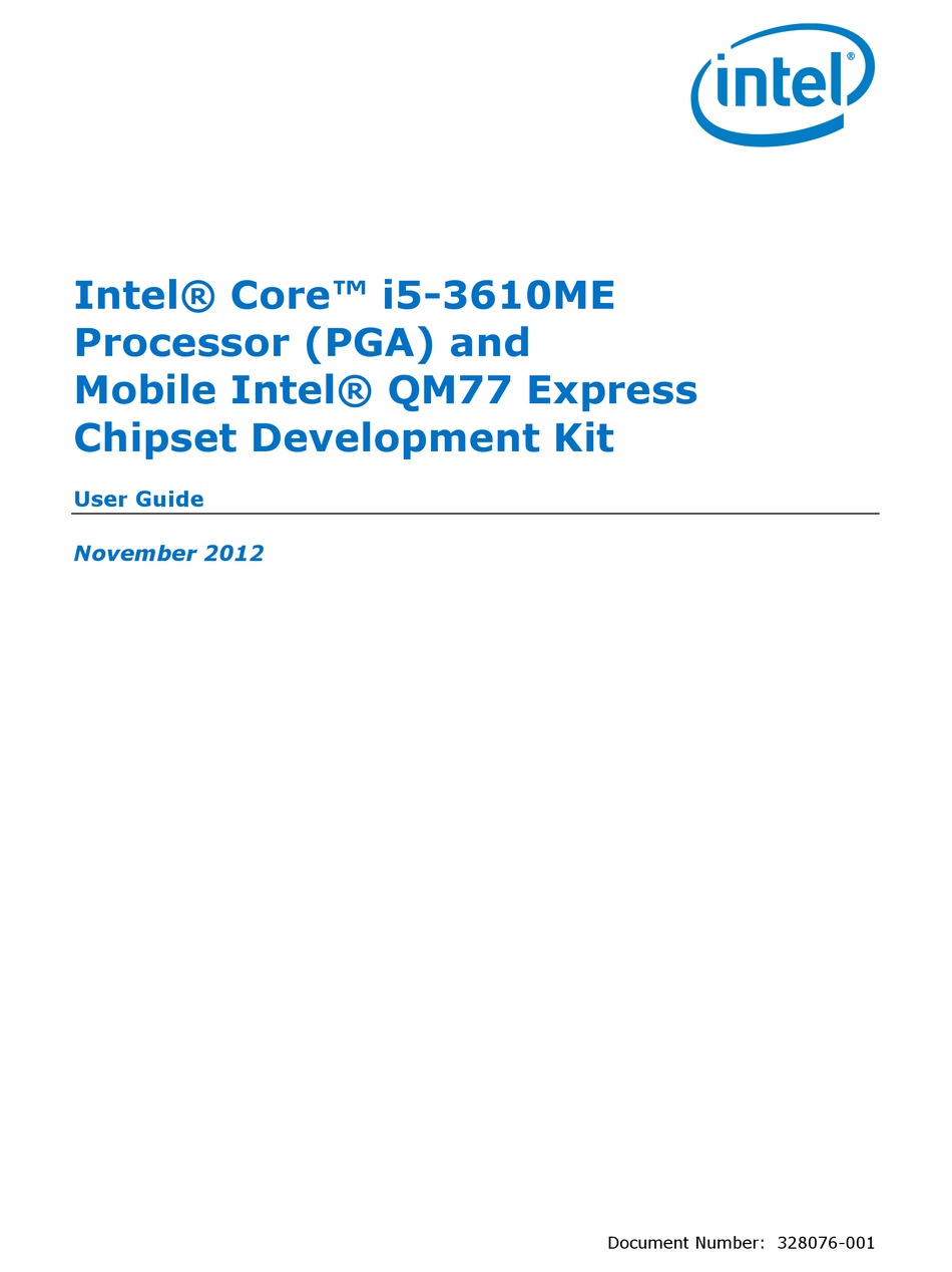 INTEL QM77 USER MANUAL Pdf Download | ManualsLib