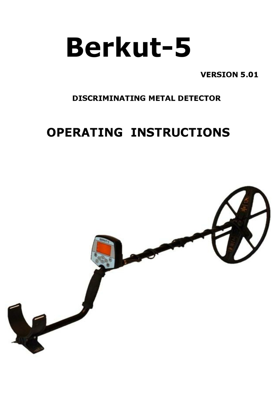 AKA BERKUT 5 OPERATING INSTRUCTIONS MANUAL Pdf Download ManualsLib