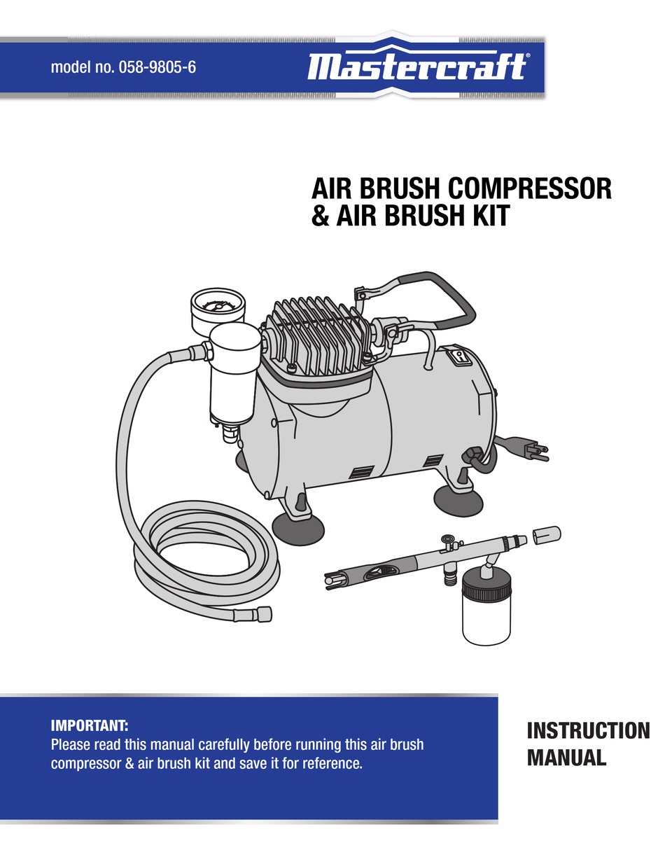 Mastercraft Airbrush Compressor Kit