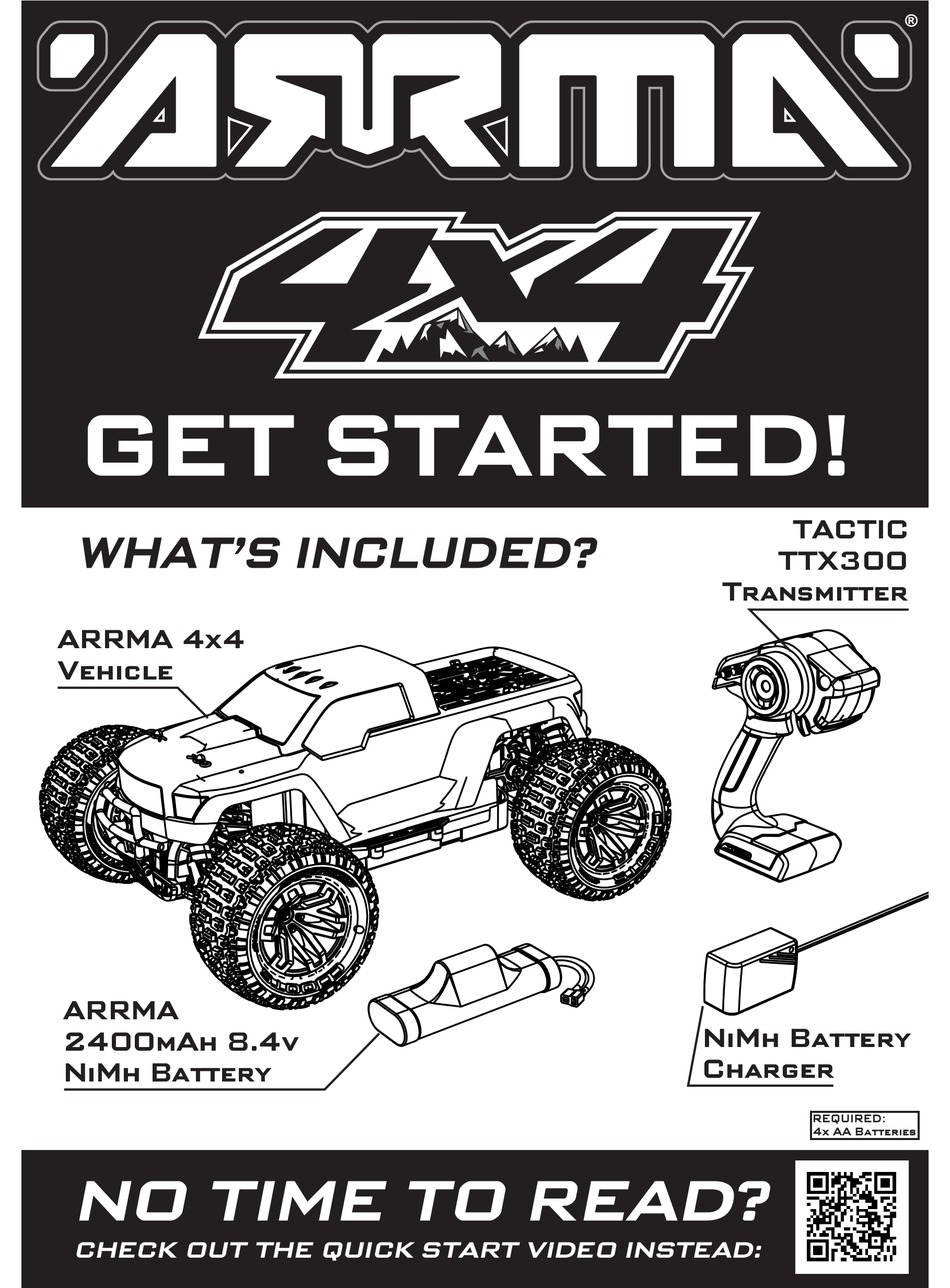 ARRMA GRANITE 4X4 MEGA USER MANUAL Pdf Download | ManualsLib