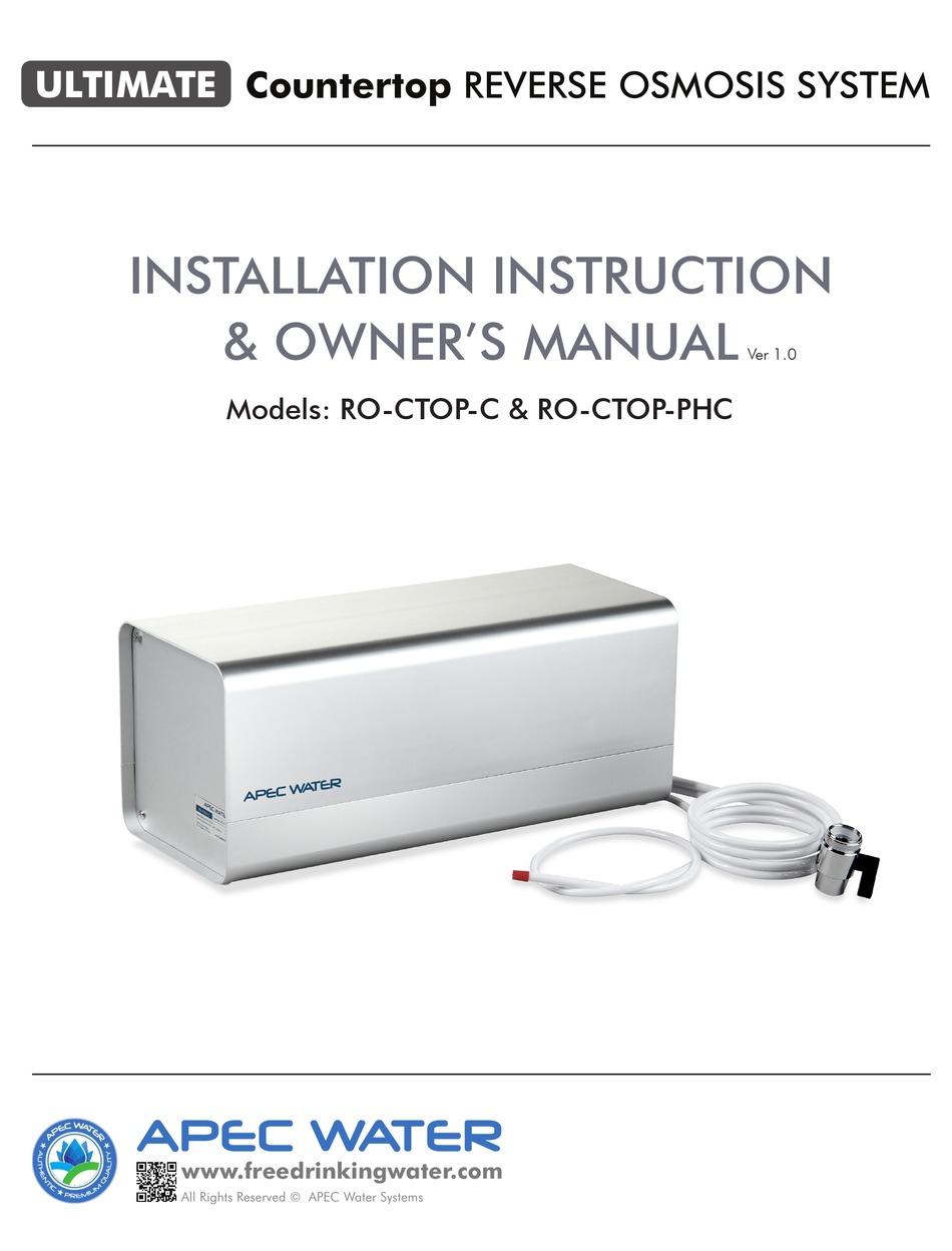 APEC ROCTOPC INSTALLATION INSTRUCTION Pdf Download ManualsLib