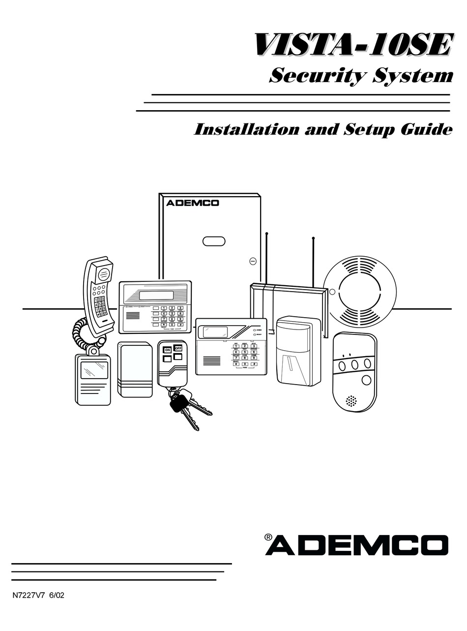 ADEMCO VISTA10SE INSTALLATION AND SETUP MANUAL Pdf Download ManualsLib