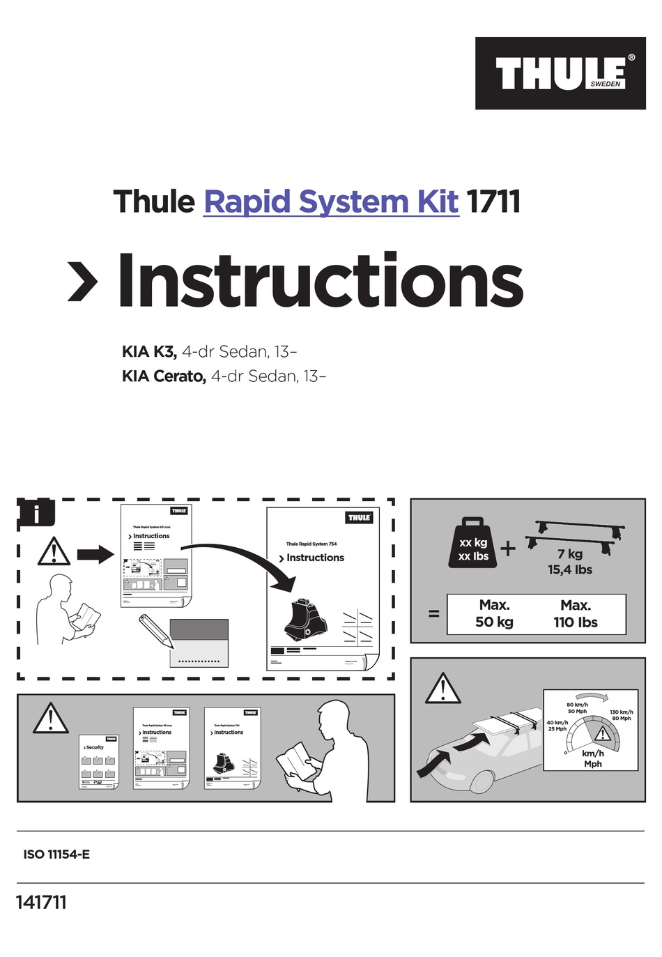 THULE 1711 INSTRUCTION MANUAL Pdf Download ManualsLib