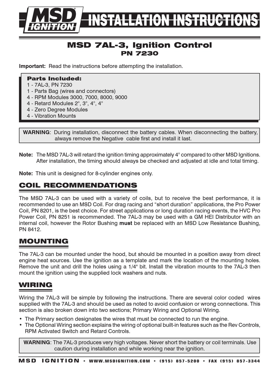 23+ Msd 7Al 2 Wiring Diagram 7220