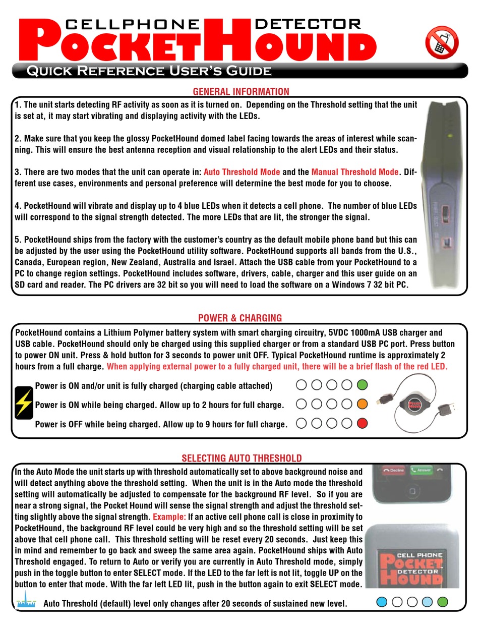 Berkeley Varitronics Systems Pockethound User Manual Pdf Download Manualslib