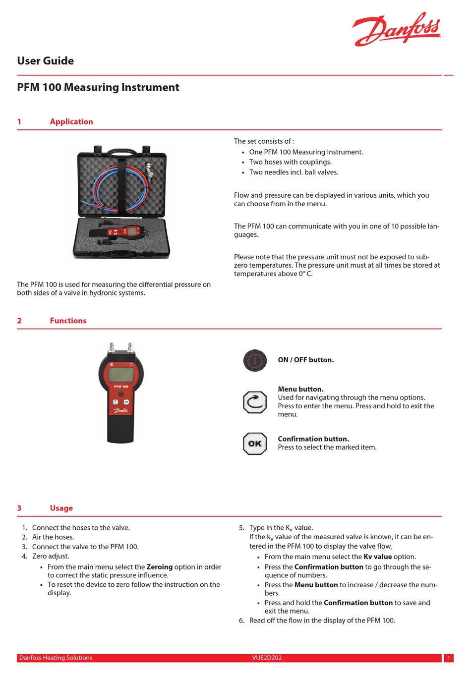 DANFOSS PFM 100 USER MANUAL Pdf Download | ManualsLib