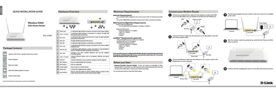 D Link Dsl 2790u Quick Installation Manual Pdf Download Manualslib D Link Dsl 2790u Quick Installation Manual Pdf Download Manualslib
