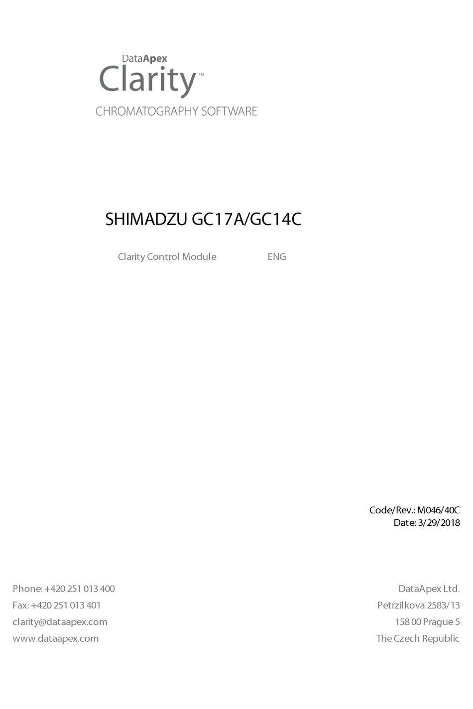 SHIMADZU GC17A USER MANUAL Pdf Download ManualsLib