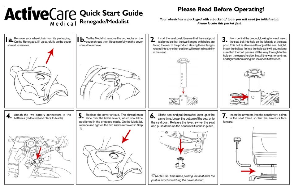 active-care-medical-renegade-quick-start-manual-pdf-download-manualslib