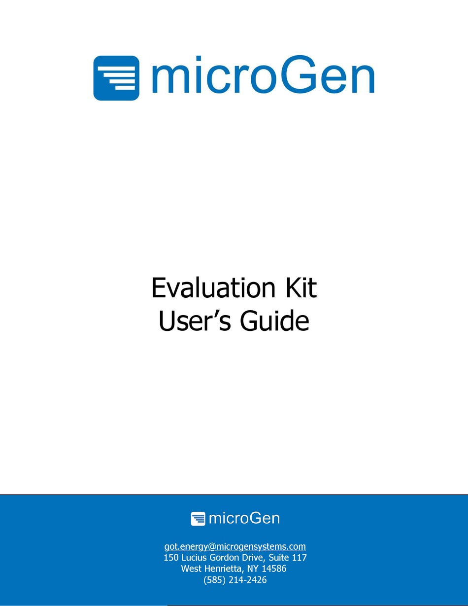 MICROGEN LTC3330 USER MANUAL Pdf Download ManualsLib