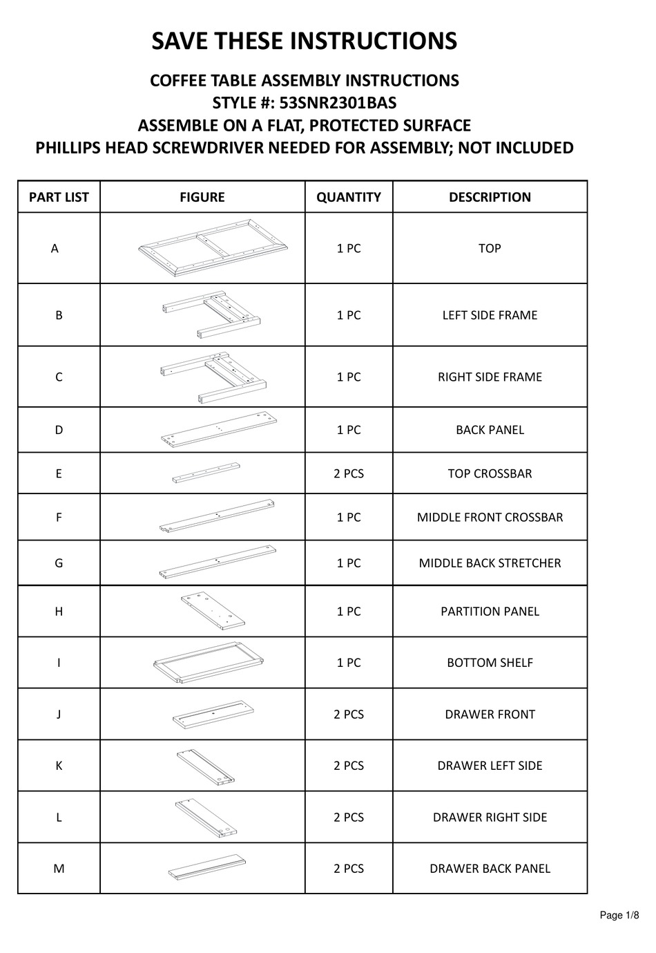 WHALEN 53SNR2301BAS ASSEMBLY INSTRUCTIONS MANUAL Pdf Download ManualsLib