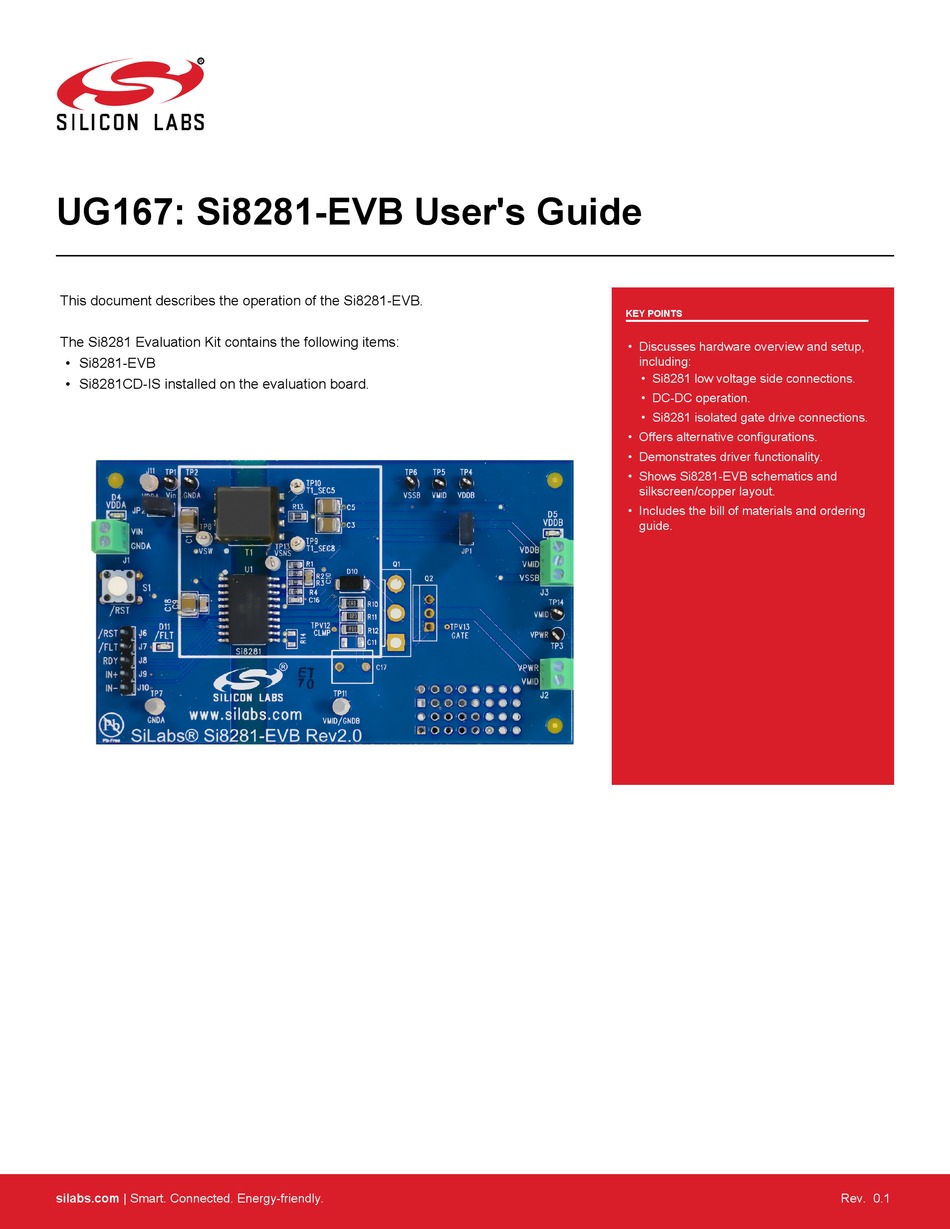 SILICON LABORATORIES SI8281-EVB USER MANUAL Pdf Download | ManualsLib