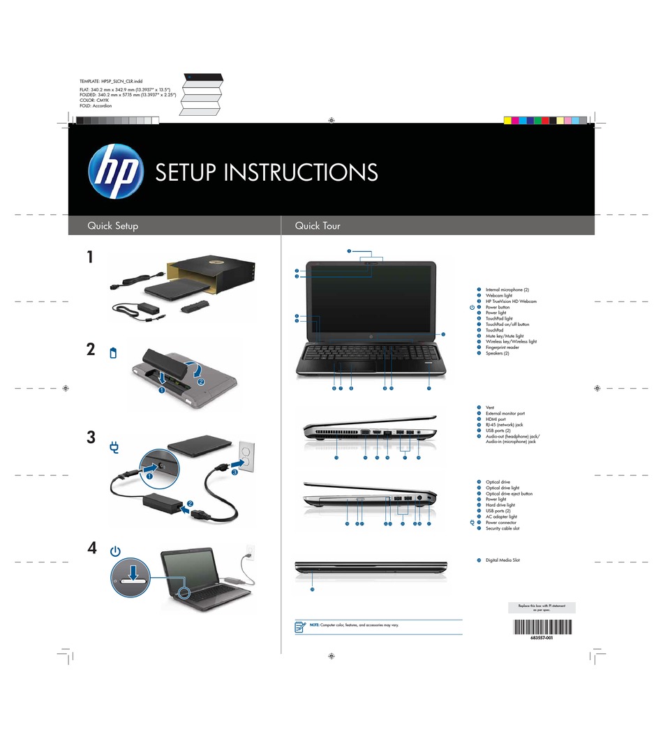 HP PAVILION AR5B125 SETUP INSTRUCTIONS Pdf Download | ManualsLib