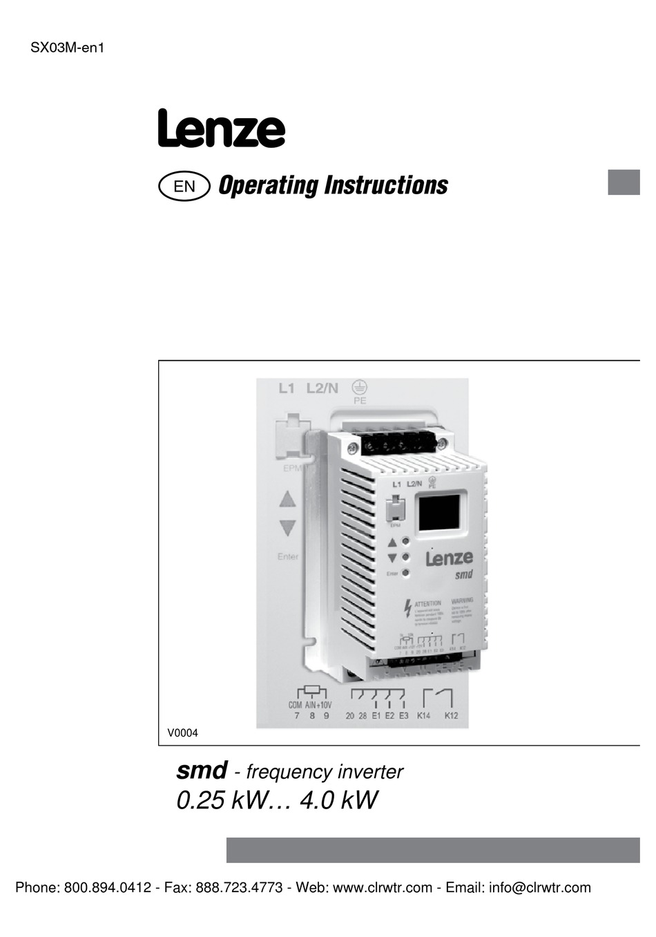 Lenze Esmd371x2sfa Operating Instructions Manual Pdf Download Manualslib