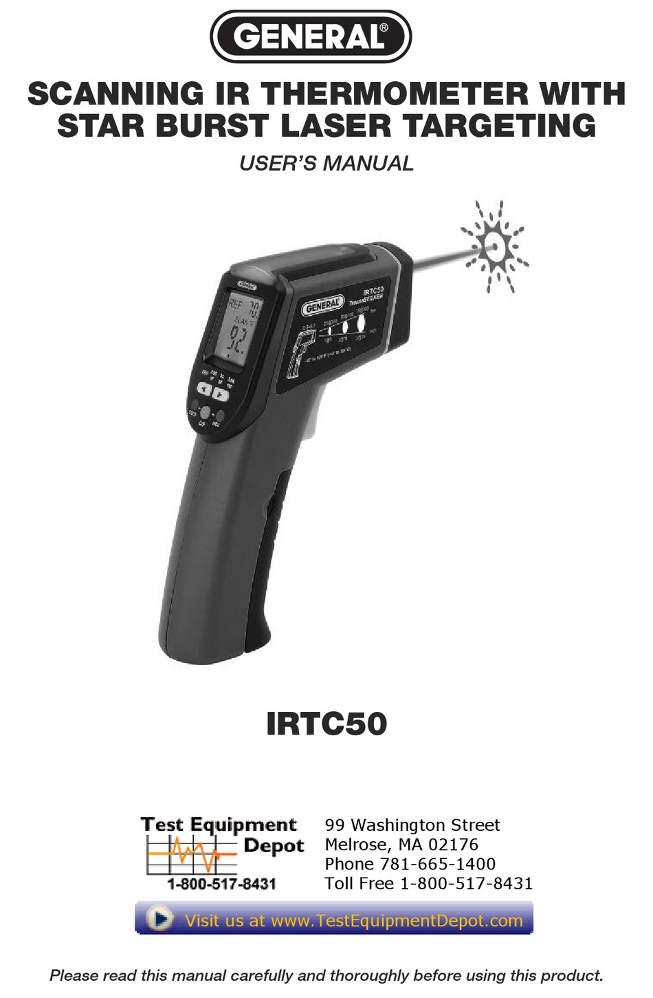 GENERAL IRTC50 USER MANUAL Pdf Download | ManualsLib
