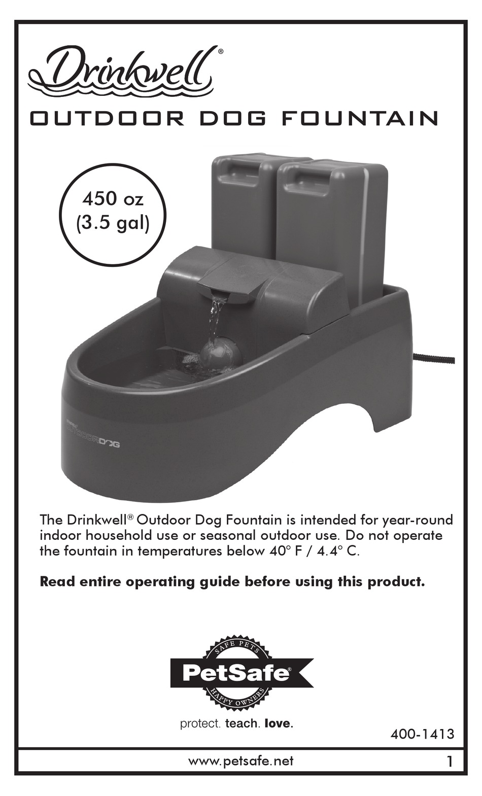 Drinkwell outdoor dog pet hot sale fountain