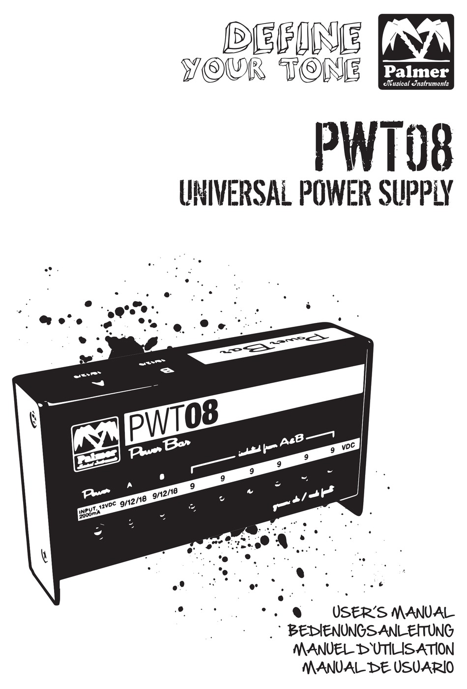 PALMER PWT08 USER MANUAL Pdf Download