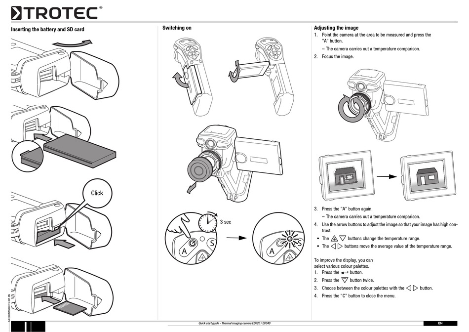 TROTEC EC020 QUICK START MANUAL Pdf Download | ManualsLib