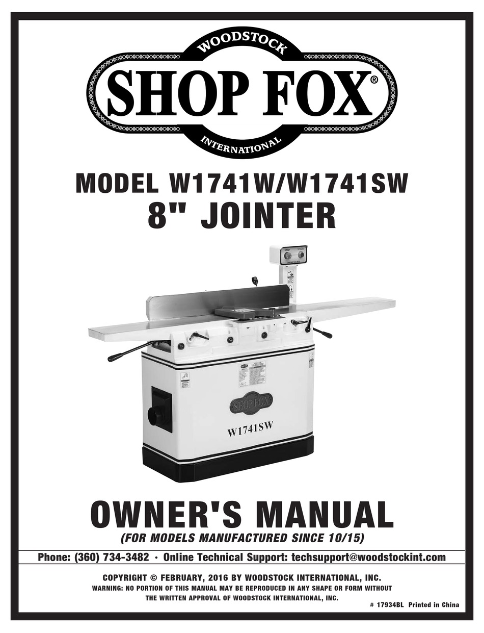 fox planer thicknesser manual transmission