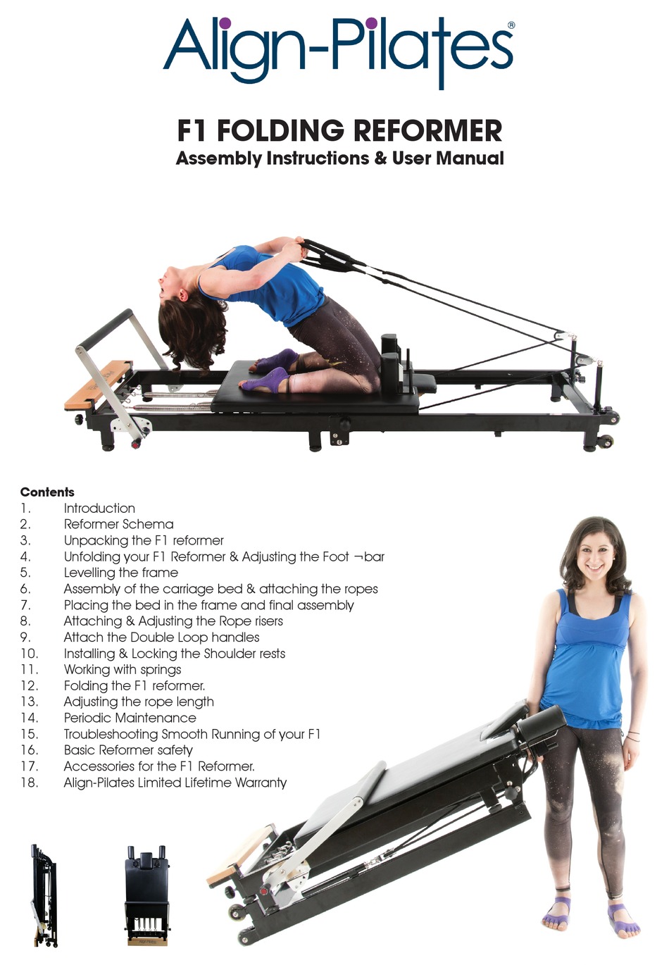 ALIGNPILATES F1 ASSEMBLY INSTRUCTIONS & USER MANUAL Pdf Download ManualsLib