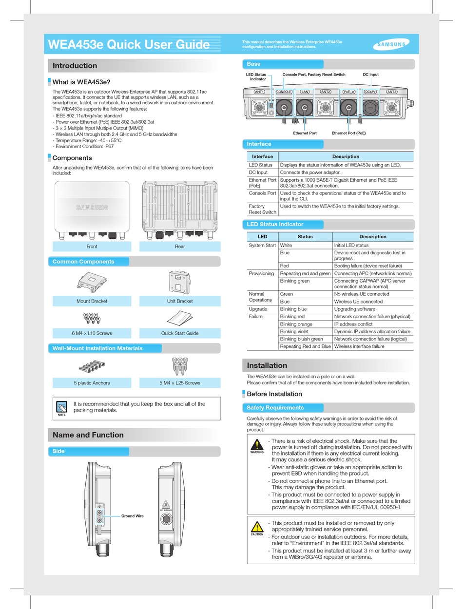 Details about   Samsung SMT-R2000 WLAN Access Point with power supply 