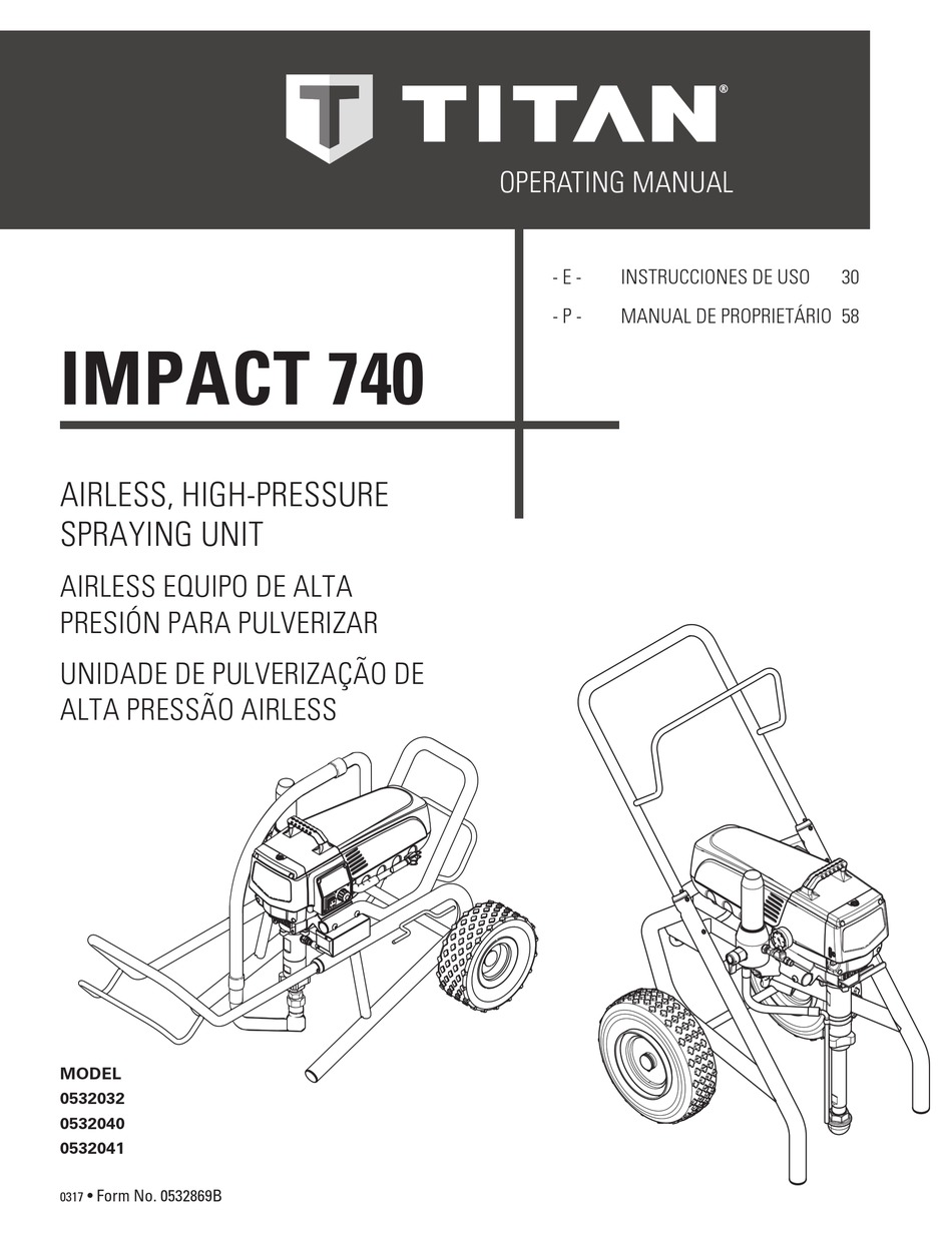 TITAN IMPACT 740 OPERATING MANUAL Pdf Download ManualsLib