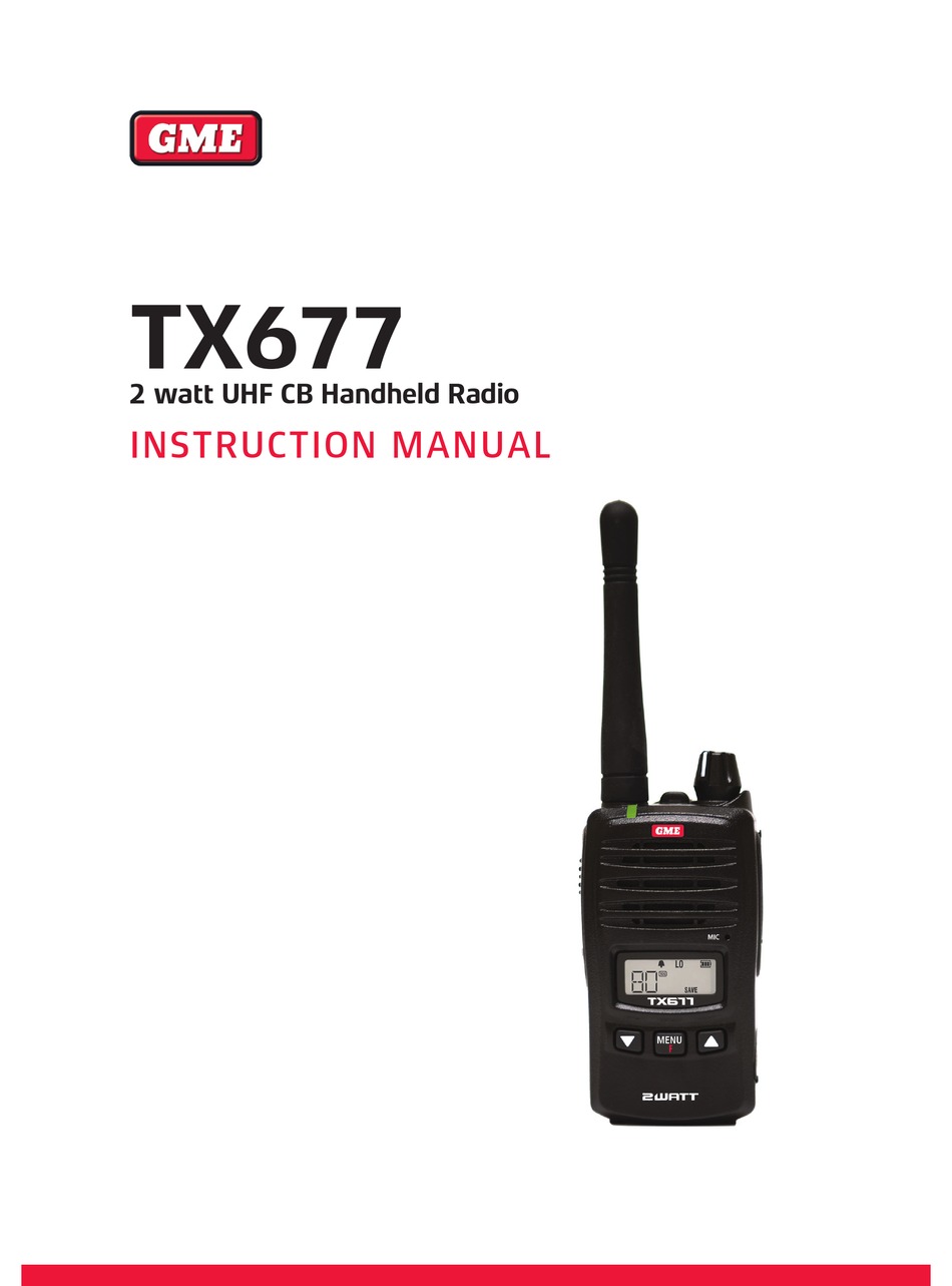 GME TX677 INSTRUCTION MANUAL Pdf Download ManualsLib