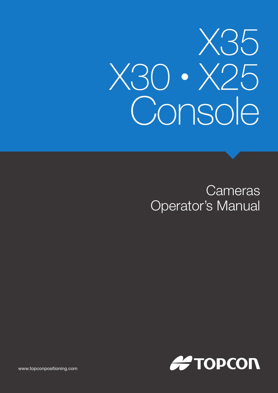 TOPCON X35 CONSOLE OPERATOR'S MANUAL Pdf Download | ManualsLib