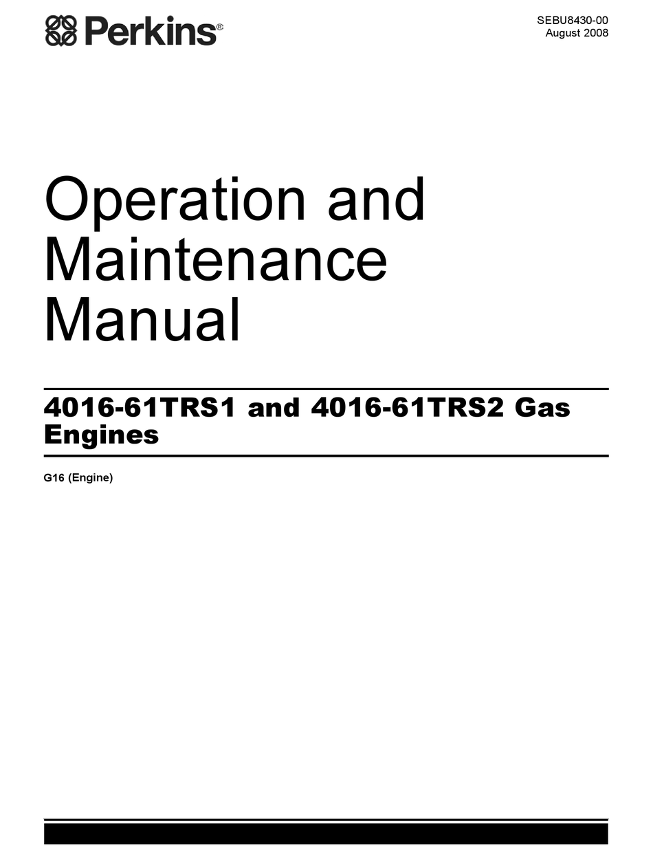 Perkins Parts Manual 4016