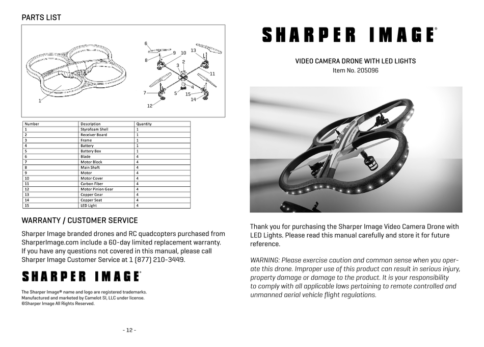 SHARPER IMAGE 205096 MANUAL Pdf Download | ManualsLib