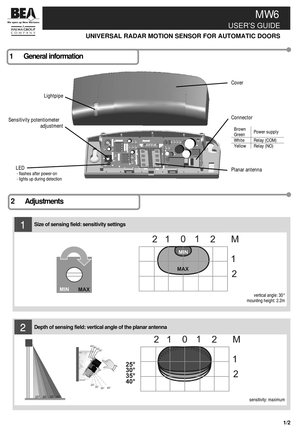 BEA MW6 USER MANUAL Pdf Download | ManualsLib