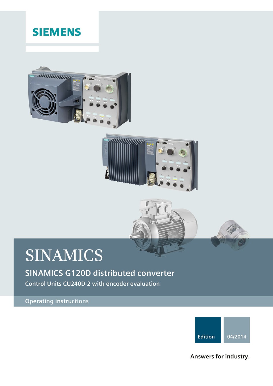 SIEMENS SINAMICS G120D OPERATING INSTRUCTIONS MANUAL Pdf Download ...