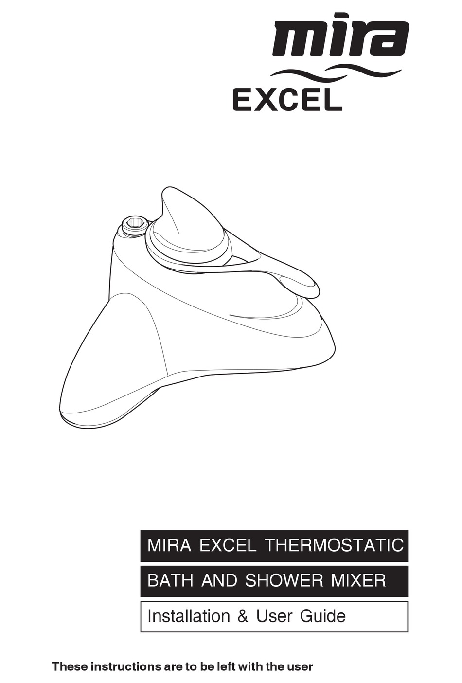 MIRA EXCEL INSTALLATION & USER MANUAL Pdf Download ManualsLib