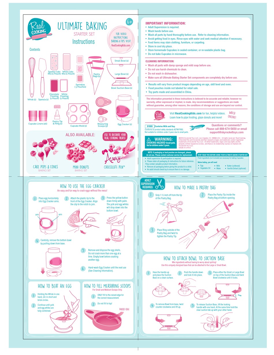 Real Cooking Ultimate Baking Starter Set from Skyrocket Toys 