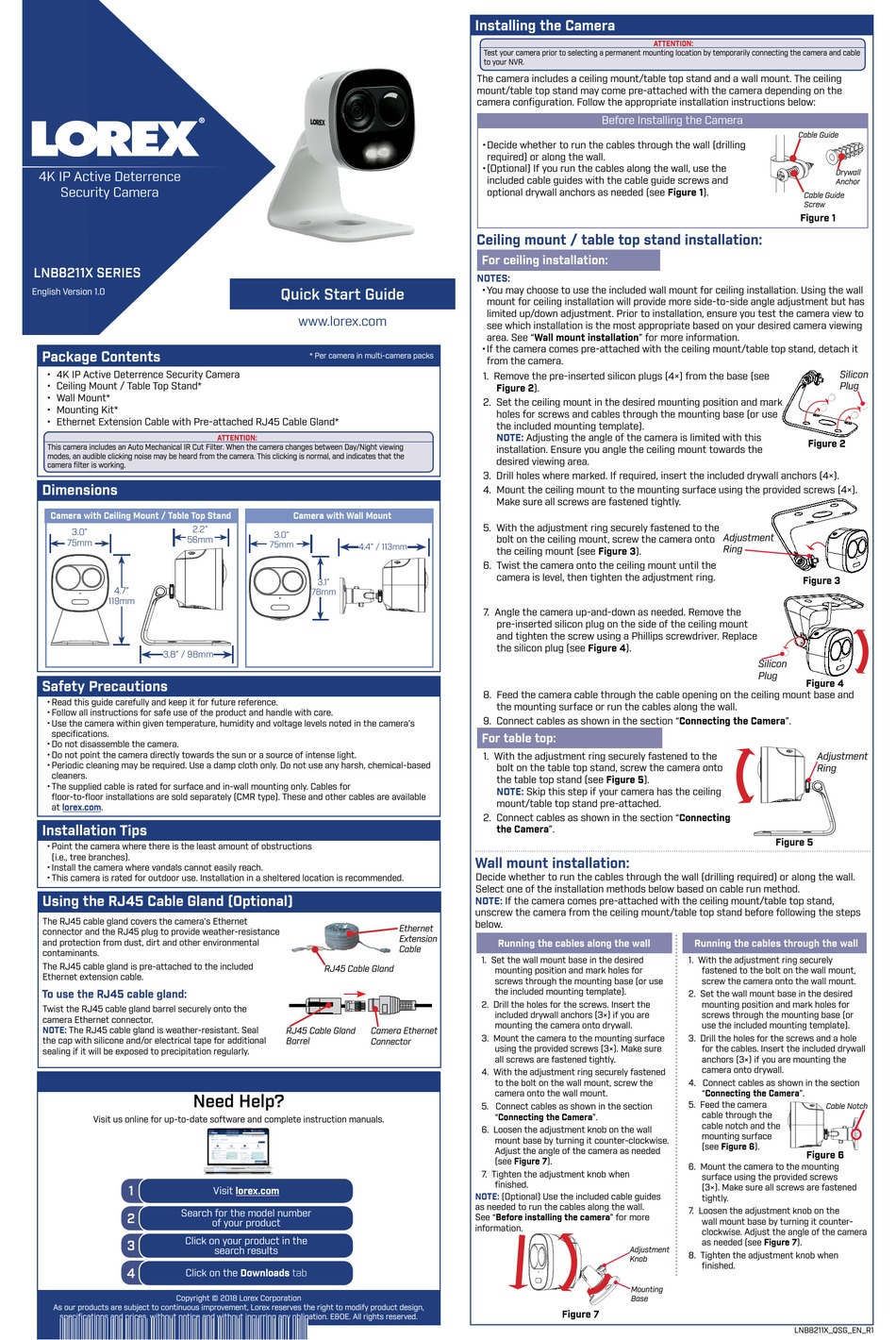 LOREX LNB8211X SERIES QUICK START MANUAL Pdf Download ManualsLib