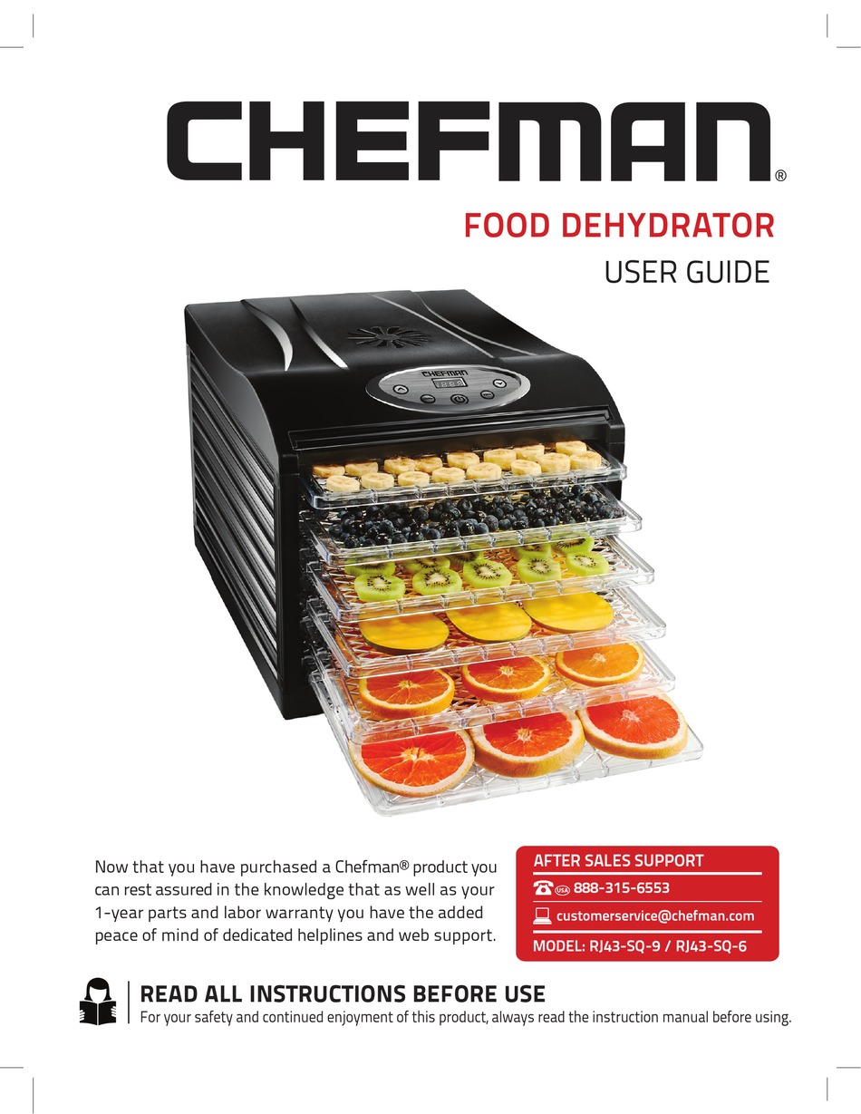 CHEFMAN RJ43-SQ-9 USER MANUAL Pdf Download | ManualsLib