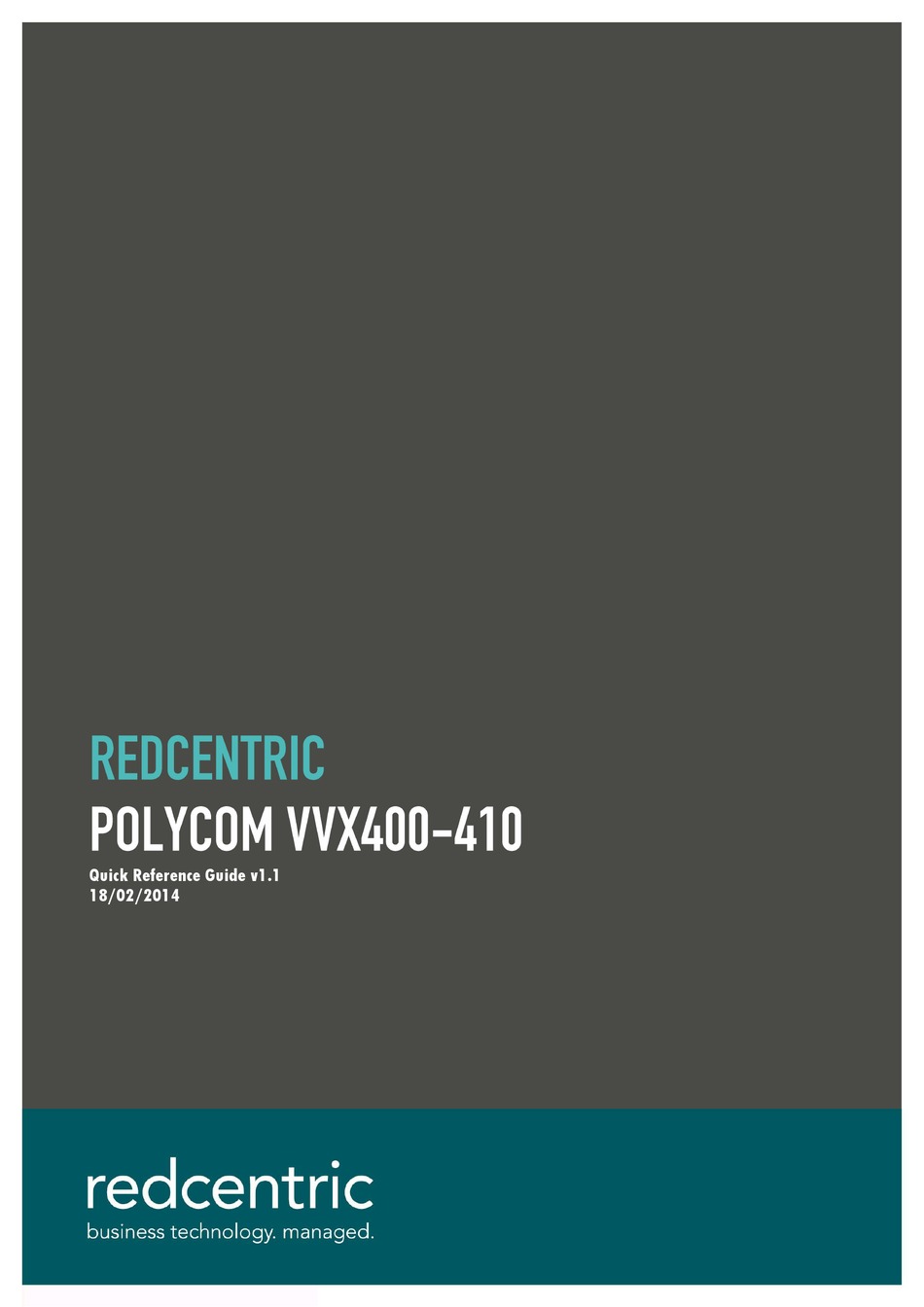 POLYCOM VVX400-410 QUICK REFERENCE MANUAL Pdf Download | ManualsLib