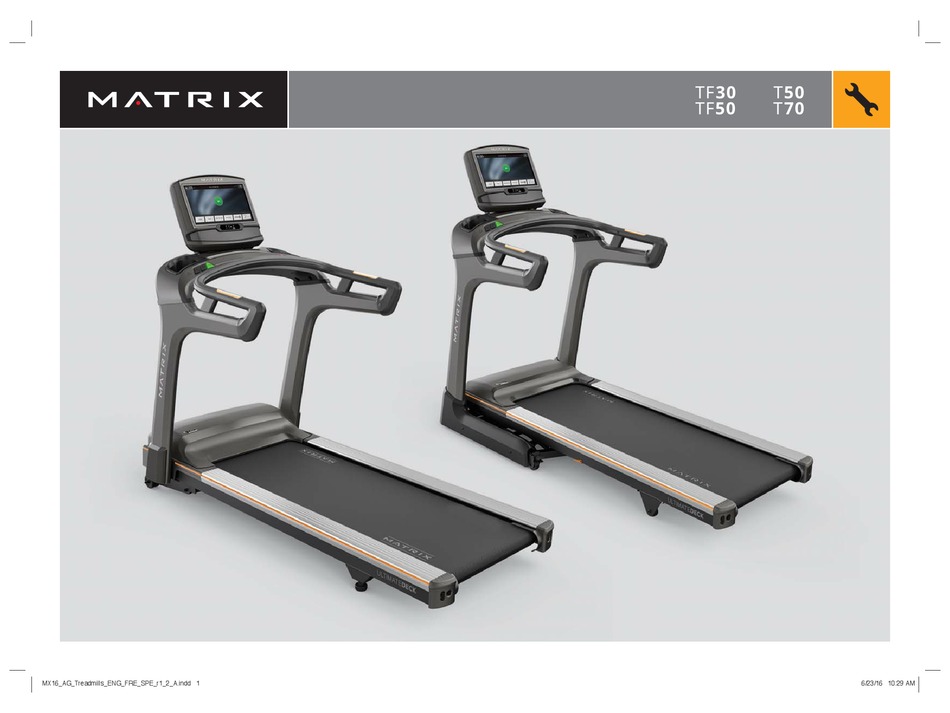 matrix tf30 treadmill manual