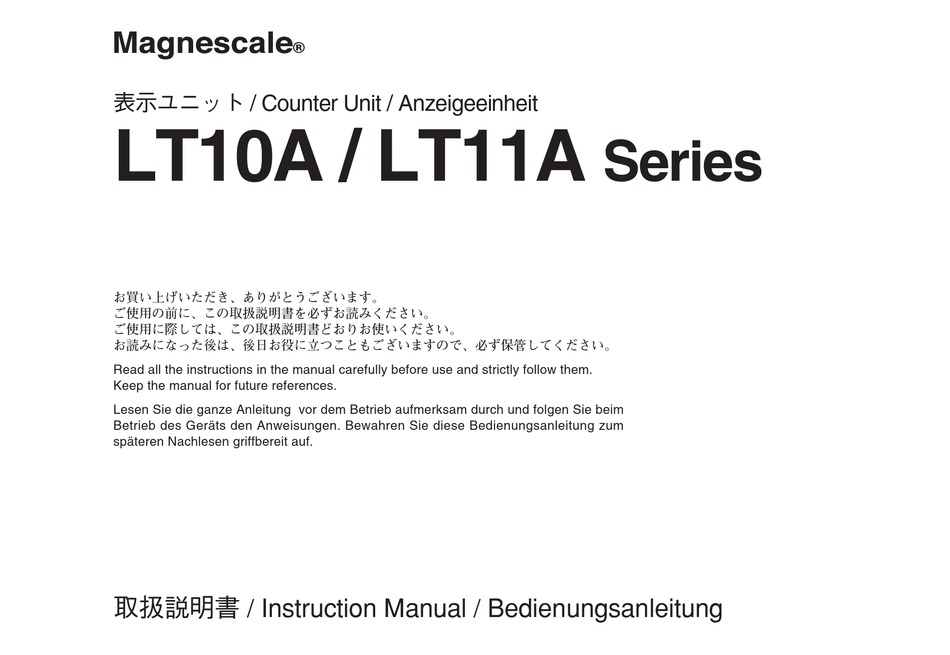 Troubleshooting - Magnescale LT10A-105 Instruction Manual