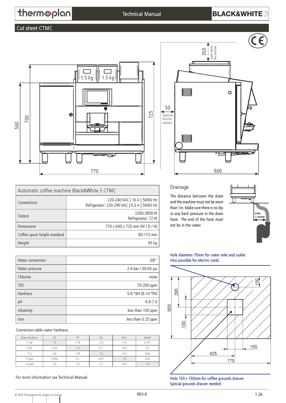 Gastronomie & Nahrungsmittelgewerbe Thermoplan Black And White 3 Coffee Machine Manual €11.98