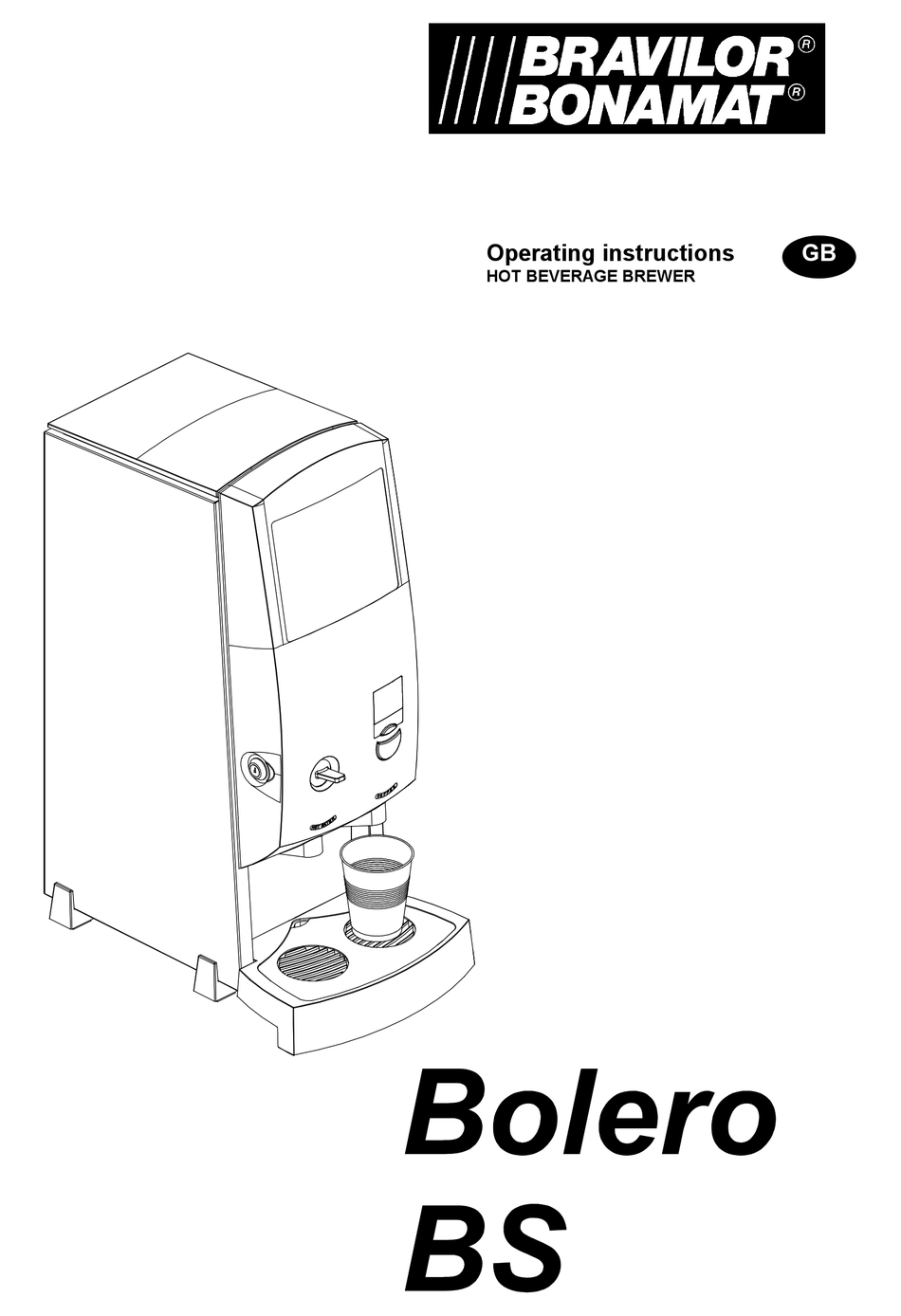 BRAVILOR BONAMAT BLR10-002 INSTRUCTION MANUAL Pdf Download | ManualsLib