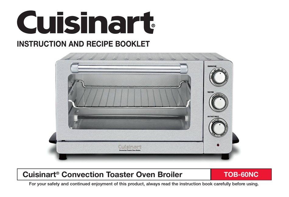 CUISINART TOB-60NC INSTRUCTION AND RECIPE BOOKLET Pdf Download | ManualsLib