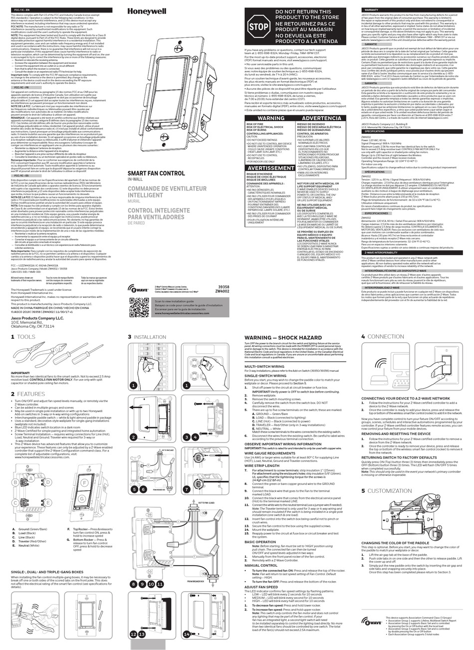 Honeywell Light Switch Timer Manual