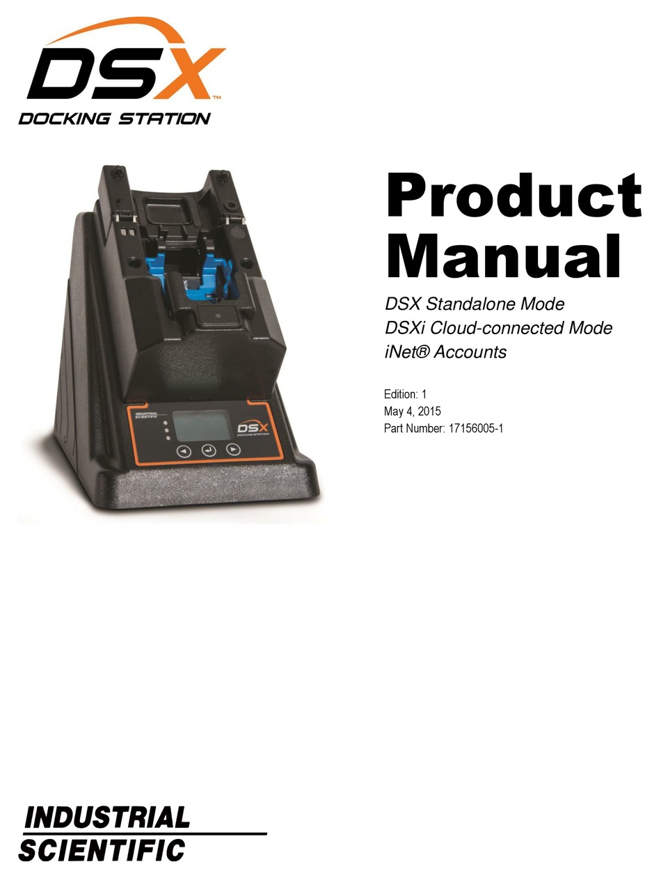 INDUSTRIAL SCIENTIFIC DSX PRODUCT MANUAL Pdf Download ManualsLib