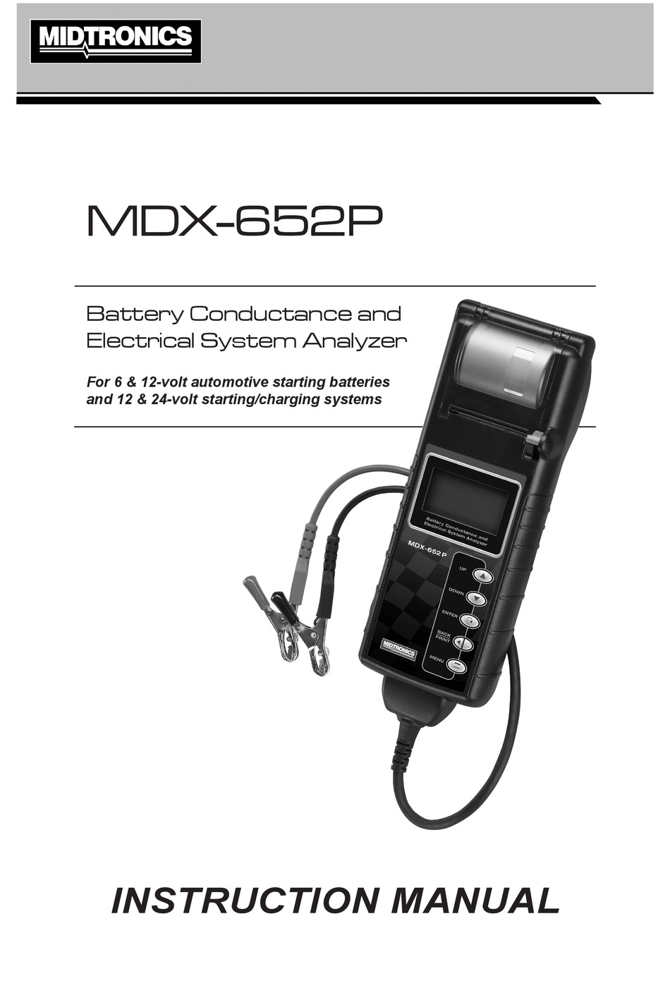 midtronics battery tester mdx-650p